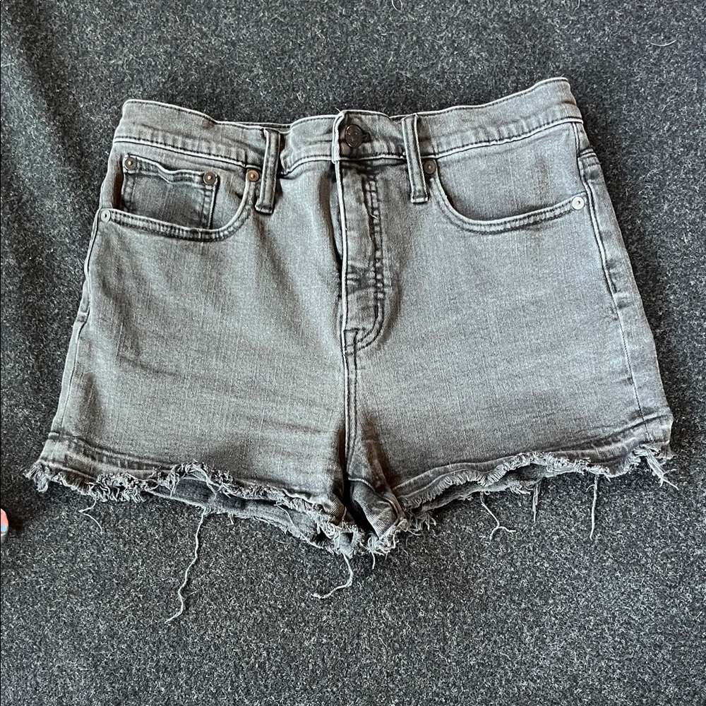 Black Madewell Denim Shorts
